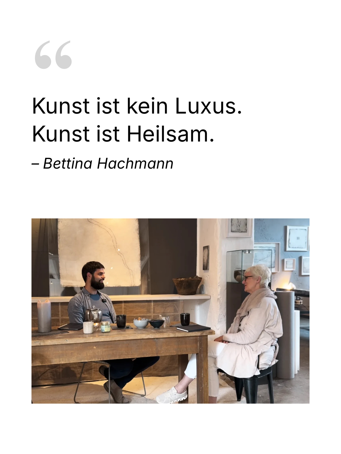 bettina hachmann Von der Kunst des Unperfekten